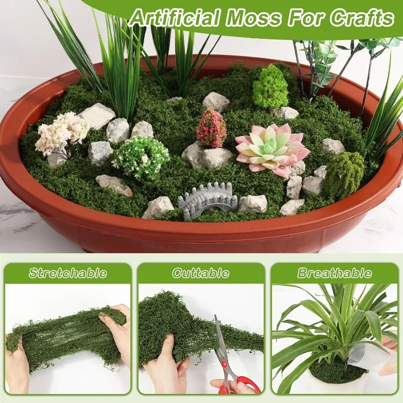 Eternal Life Moss Grass Artifi - Sphagnum Moss Dry 评论和价格